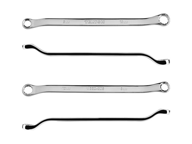 TEKTON 8 mm x 10 mm 45-Degree Offset Box End Wrench | WBE24308 - Image 2